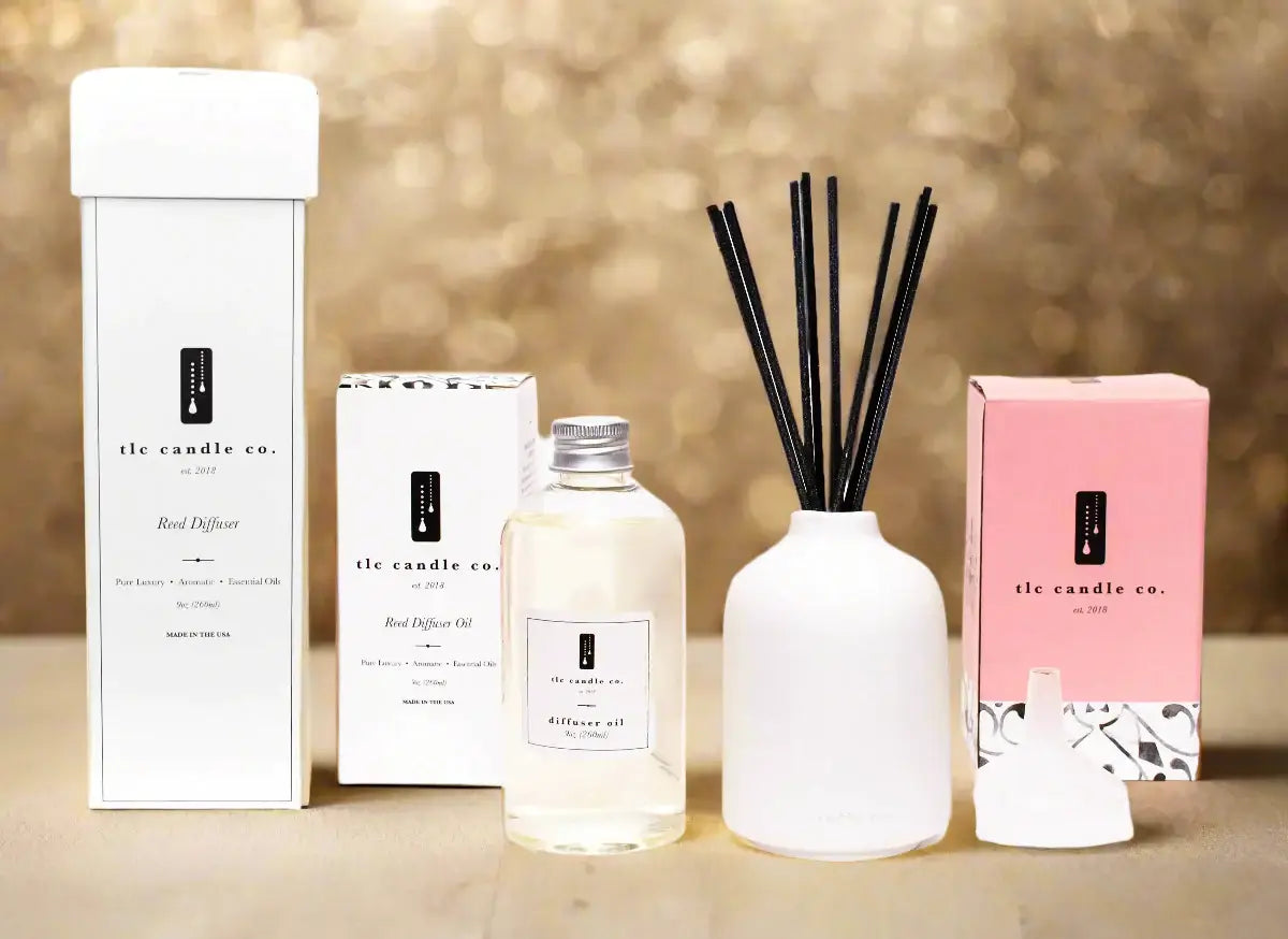 Natural Citrus Scents: Citrus Summit Reed Diffuser with oils and reeds for a refreshing home atmosphere.