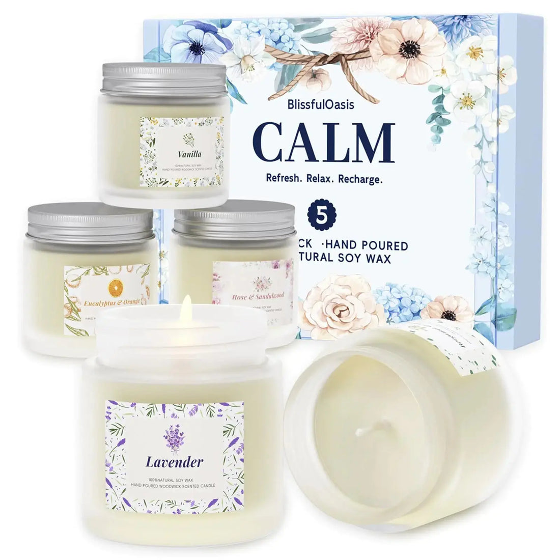 BlissfulOasis Scented Candles - Long-Lasting, Natural, and Relaxing TrueForm Goods