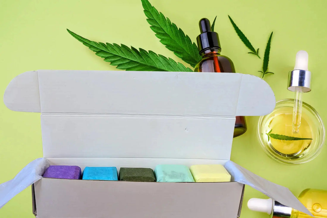Shower Steamers Gift Set with CBD - 5 Big Fizzies (THC Free) - TrueForm Goods 