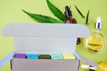 Shower Steamers Gift Set with CBD - 5 Big Fizzies (THC Free) - TrueForm Goods 