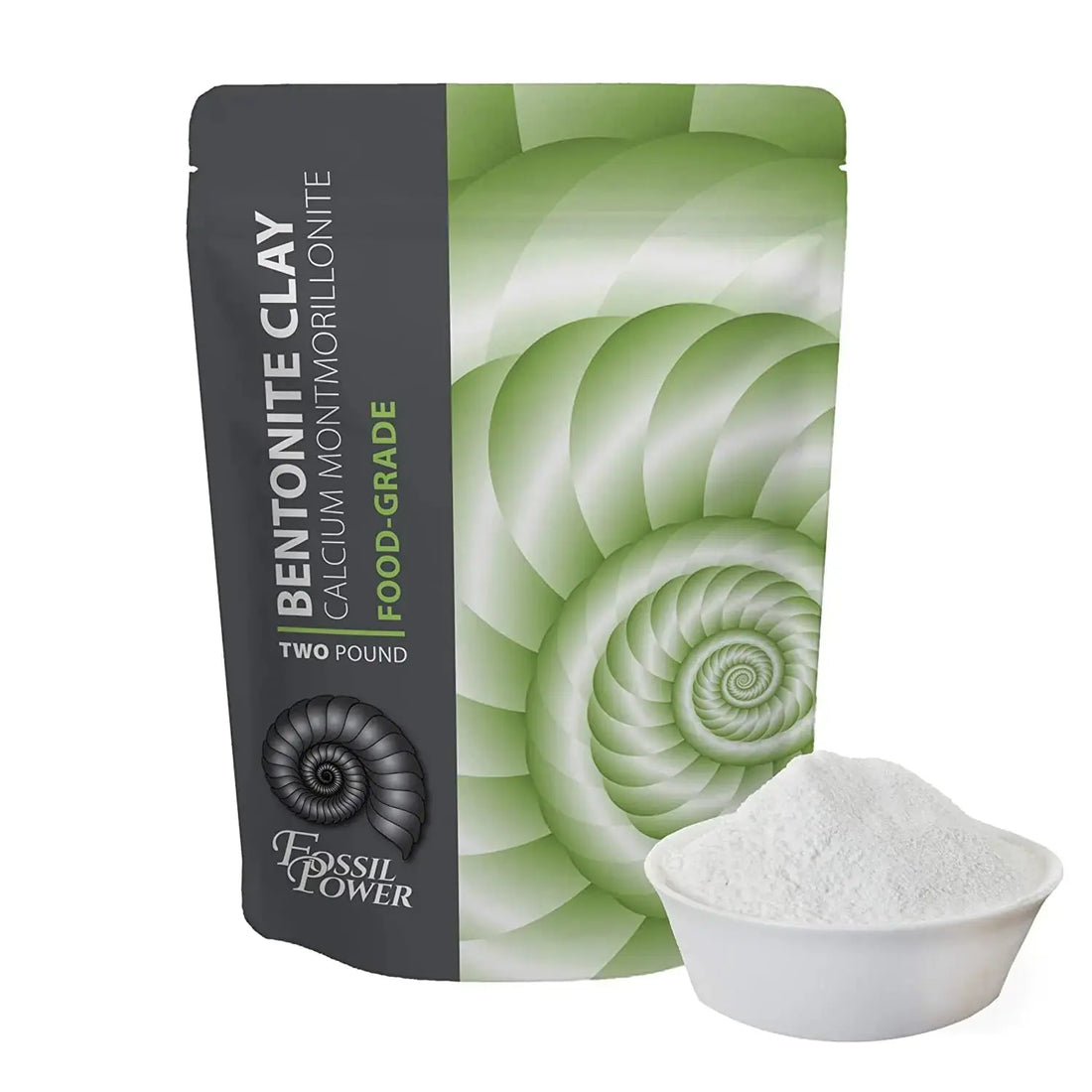 Calcium Bentonite Clarity Powder - 2lb Natural Detox TrueForm Goods