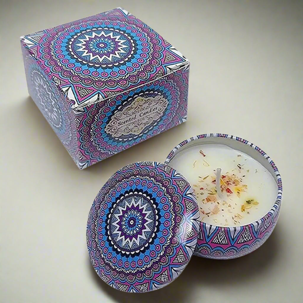 Elegant Aromatherapy Candle Quartet - Relaxation and Tranquility TrueForm Goods