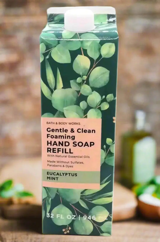 Eucalyptus Mint Luxe Foam Hand Soap 32oz TrueForm Goods