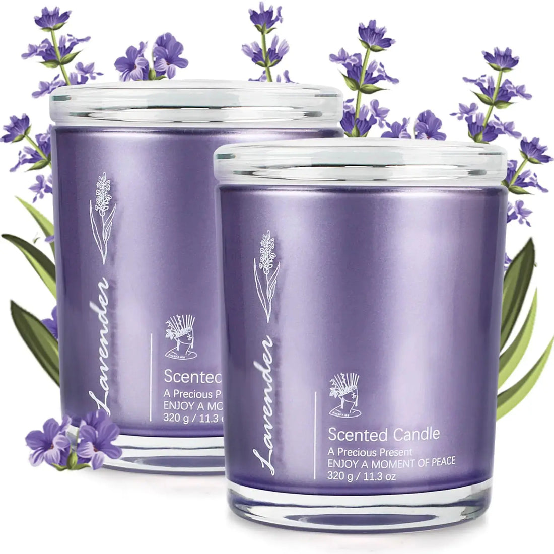Lavender Essence Aromatherapy Candles - Relaxation and Calm TrueForm Goods