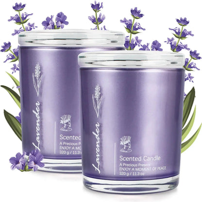 Lavender Essence Aromatherapy Candles - Relaxation and Calm TrueForm Goods