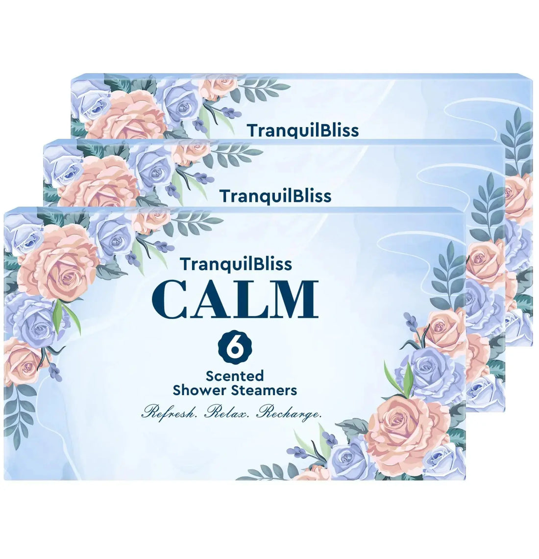 TranquilBliss Shower Steamers with Natural Fragrance 18 Pack Shower Bath Bombs Mothers Day Presents Luxury Self Care &amp; Relaxation Birthday Presents for Women and Men - TrueForm Goods 