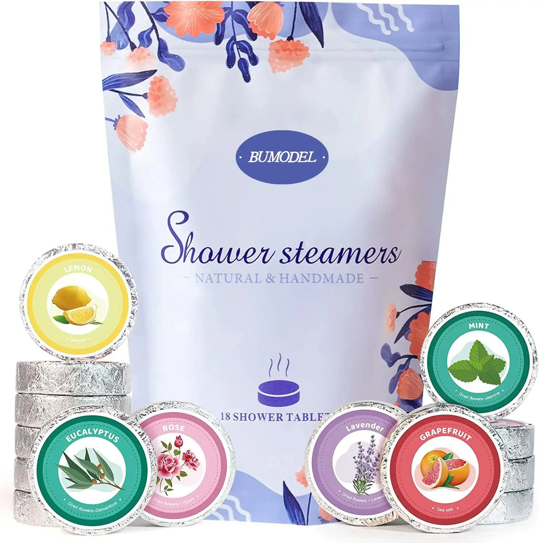 Shower Steamers Aromatherapy 18Pack Organic Shower Bath Bombs for Women Mom and Men Shower Tablets with Natural Essential Oils for Home SPA Self Care Relaxation Gifts for BirthdayChristmas Gifts - TrueForm Goods 