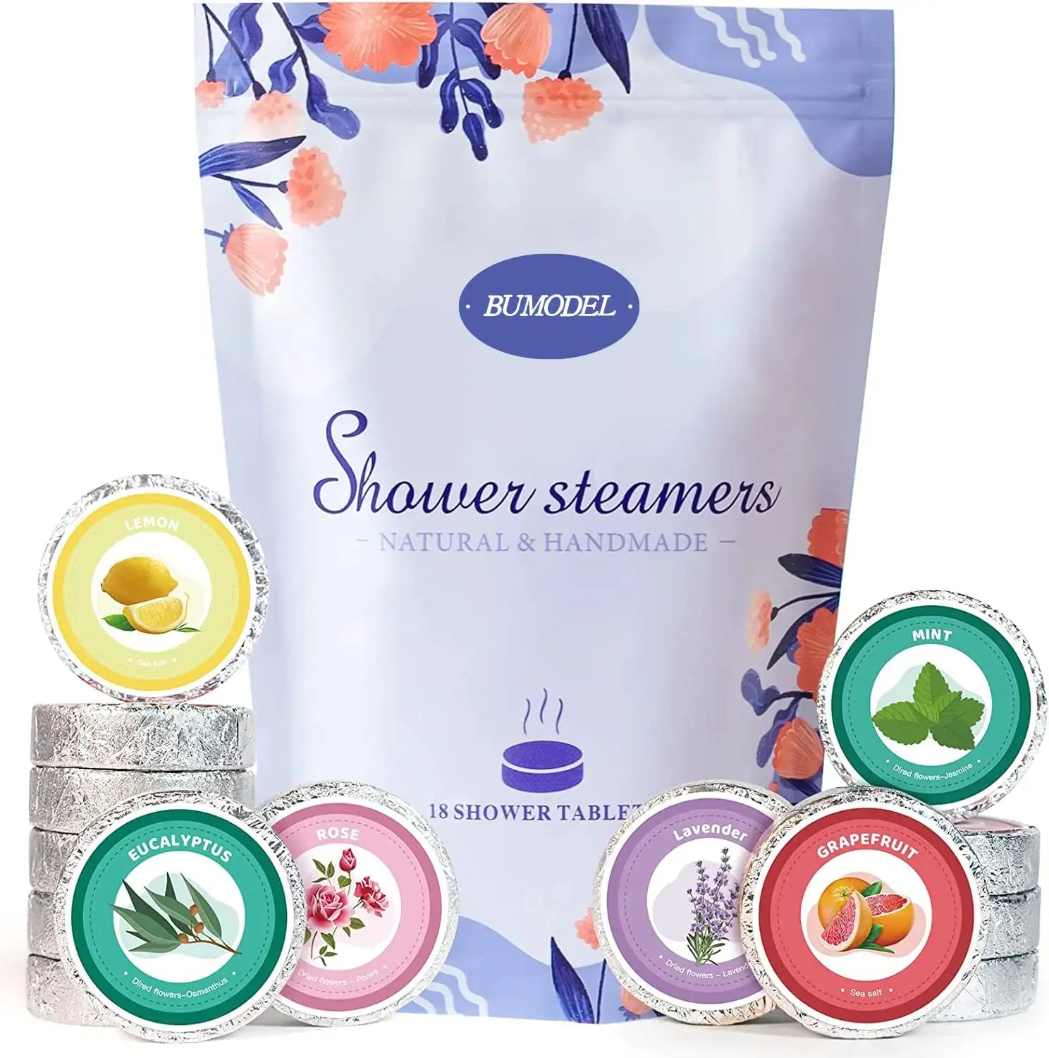 Shower Steamers Aromatherapy 18Pack Organic Shower Bath Bombs for Women Mom and Men Shower Tablets with Natural Essential Oils for Home SPA Self Care Relaxation Gifts for BirthdayChristmas Gifts - TrueForm Goods 