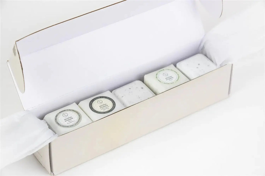 Earthy Shower Steamer, Refreshing Gift Box for Men and Women, Set of 5 Shower Steamers - TrueForm Goods 
