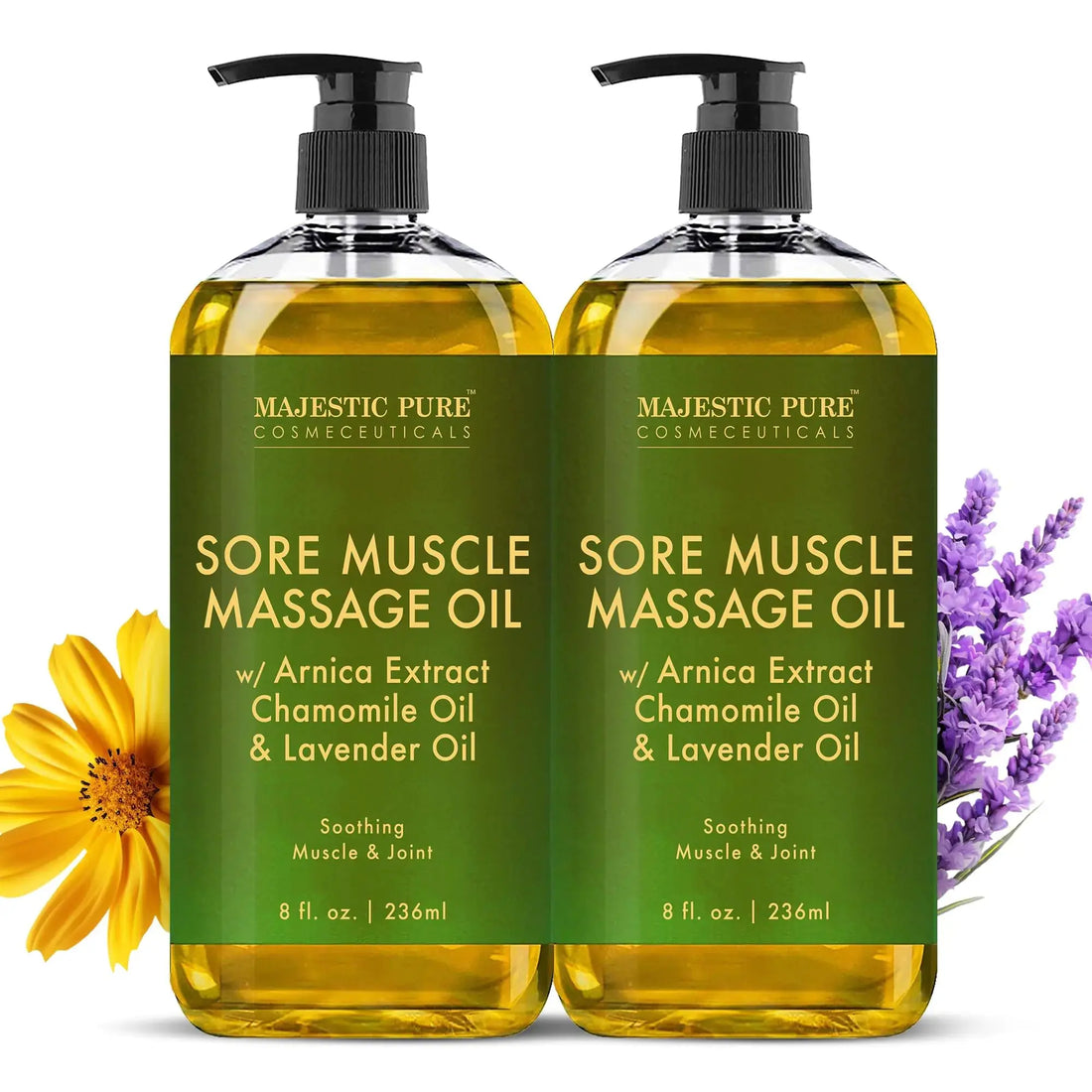 Sore Muscle Massage Oil with Arnica - Natural Relief TrueForm Goods