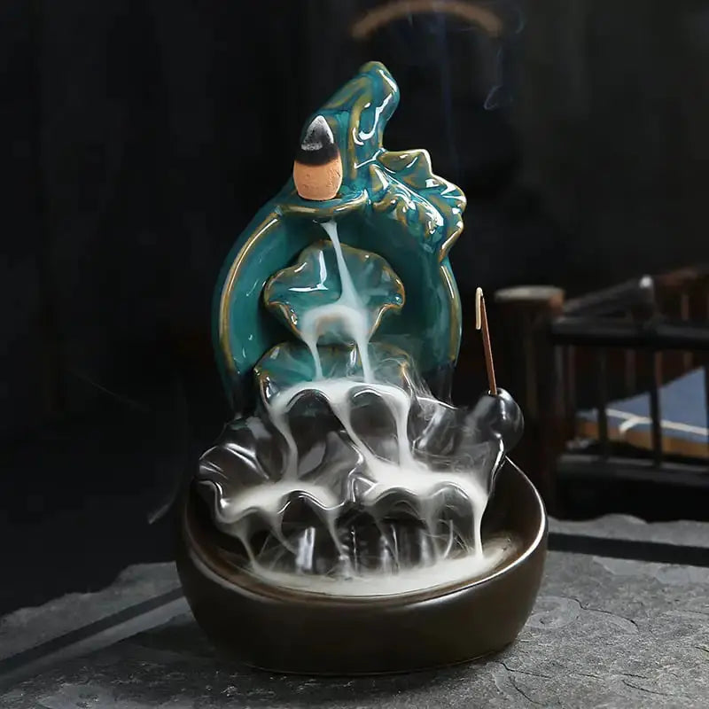 Zisha Backflow Ceramic Aromatherapy Incense Holder - TrueForm Goods 